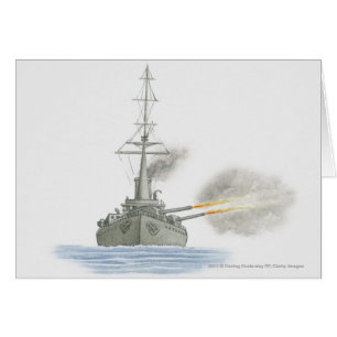 Cartão Cruzador de batalha britânico