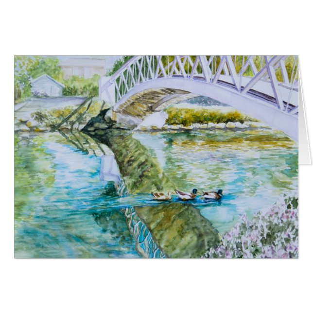 Cartão Cruzamento do canal (Frente Horizontal)