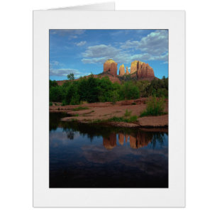 Cartão "Cruzamento vermelho da rocha "