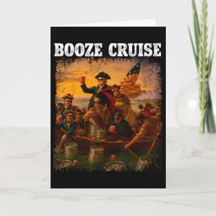 Cartão Cruzeiro de Bebidas George Washington Copos Vermel