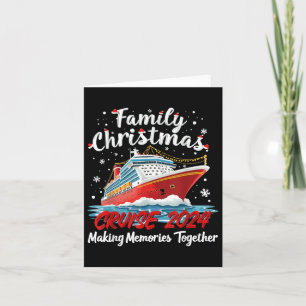 Cartão Cruzeiro de Natal em Família 2024 Feliz Cruisemas