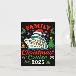 Cartão Cruzeiro de Natal em Família 2025 Família de Inver