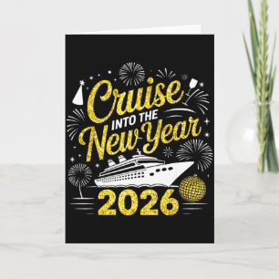 Cartão Cruzeiro Divertido para o Ano Novo 2026 Cruzeiro F
