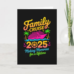 Cartão Cruzeiro em Família 2025 Amantes de Férias Memória