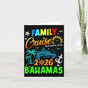 Cartão Cruzeiro em Família 2026 Bahamas Navegando Juntos