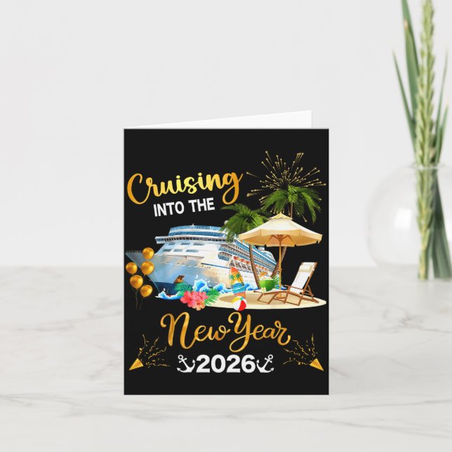 Cartão Cruzeiro No Ano Novo 2026  (Frente)