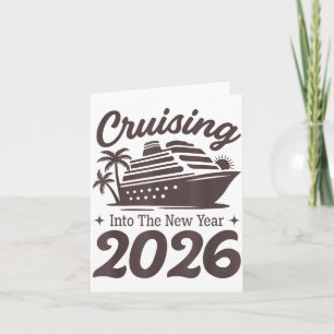 Cartão Cruzeiro Para o Ano Novo 2026 Férias de Cruzeiro