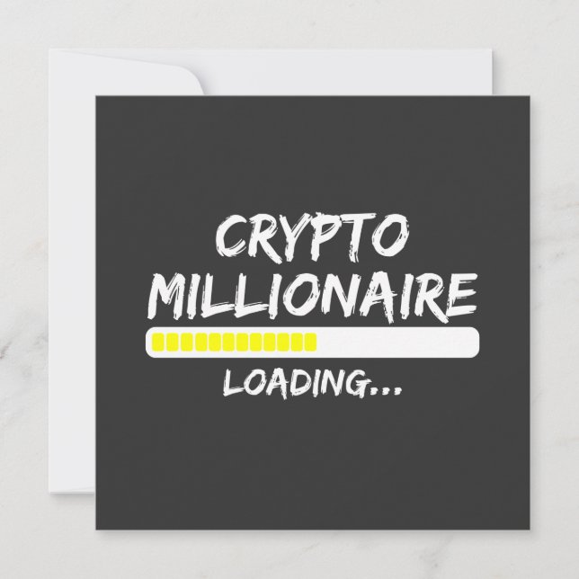 Cartão Crypto Millionaire Loading Bitmoney (Frente)