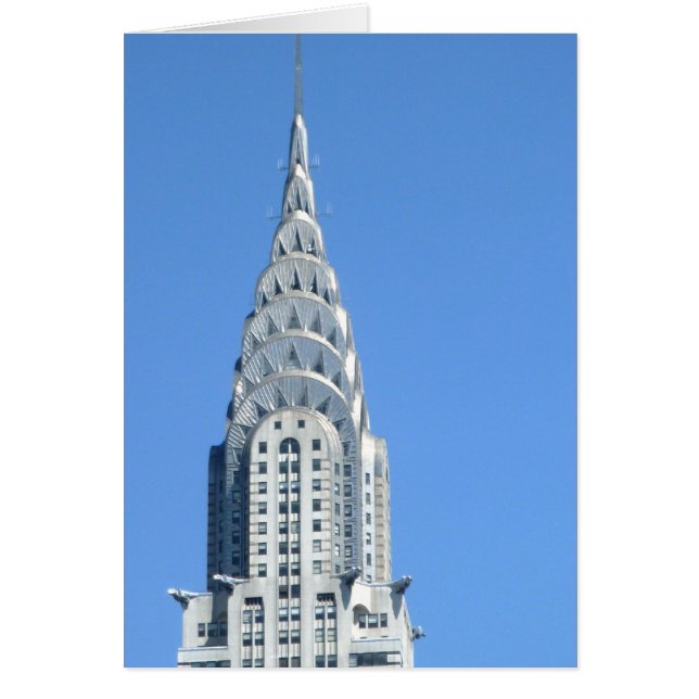 Cartão crysler deco azul (Frente)