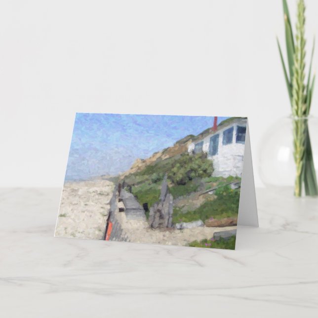 Cartão "Crystal Cove Beach" Note Cards (Frente)