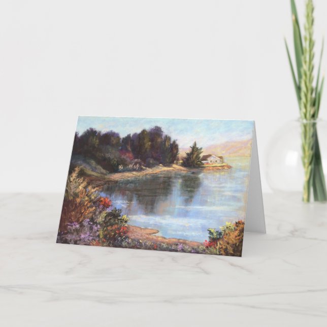 Cartão Crystal Primavera Boathouse (Frente)