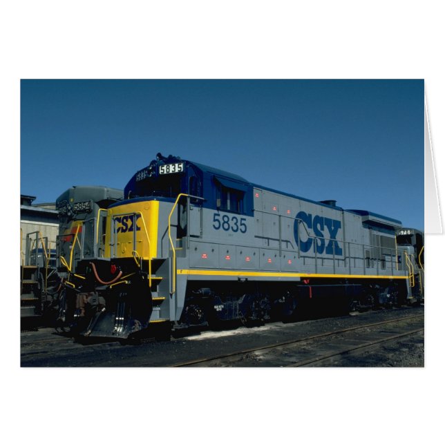 CARTÃO CSX GE B36-7 (Frente Horizontal)
