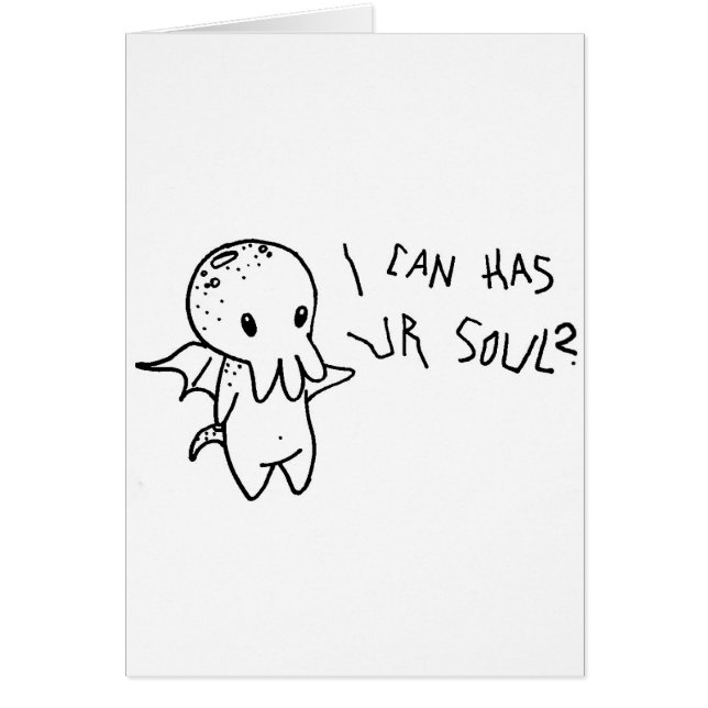 Cartão Cthulhu (Frente)