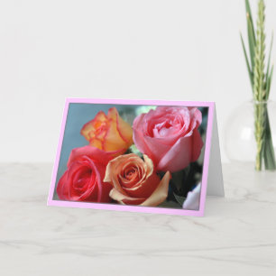 Cartão "Cuatro Rosas"