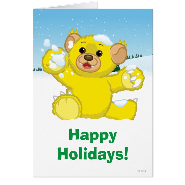 Cartão Cub macio amarelo (Frente)