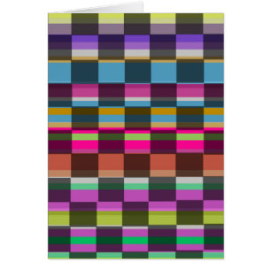 Cartão Cubos coloridos