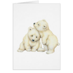 Cartão Cubos de Urso Polar
