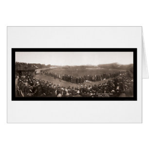 Cartão Cubs Vs Tigers Baseball Foto 1907