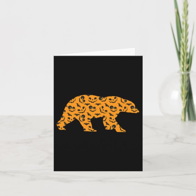 Cartão Cuide-se do Fato de Halloween Mamíferos Custo Leve (Frente)