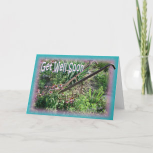 Cartão Cultivador de Mão, fique bem, personalize