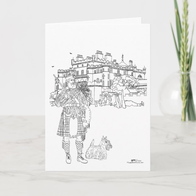 Cartão Culzean Castle Scotland (Frente)