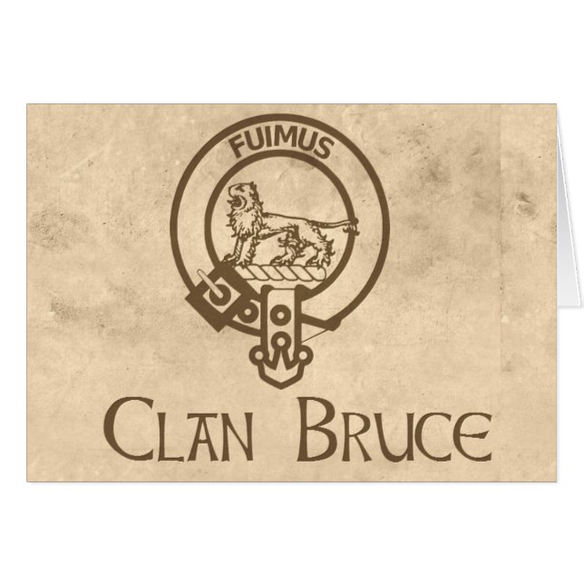 Cartão Cume Bruce Vintage (Frente Horizontal)