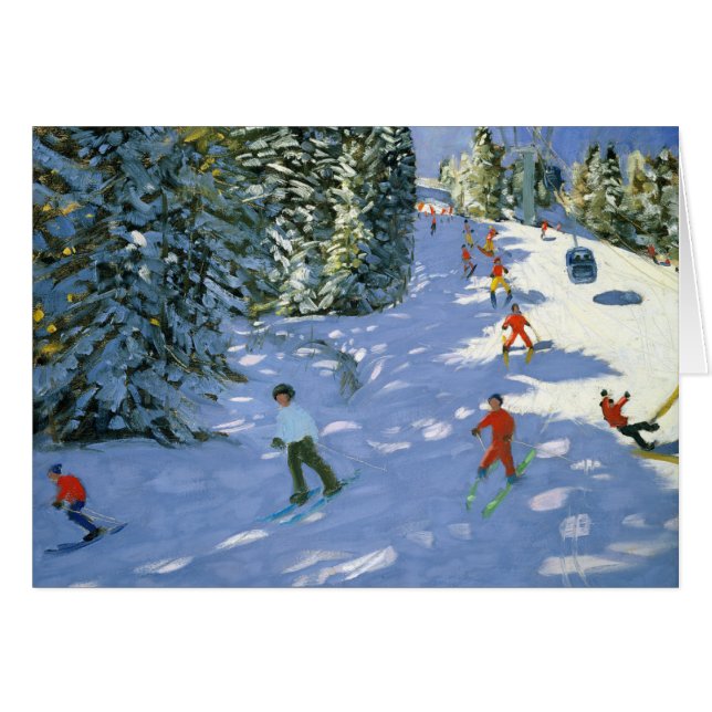 Cartão Cumes austríacos 2004 da gôndola (Frente Horizontal)