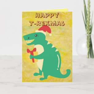 Cartão Cumprimento de Dinossauro
