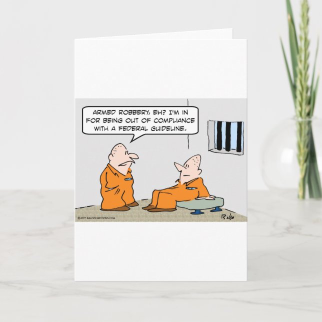 Cartão cumprimento de diretrizes federais (Frente)