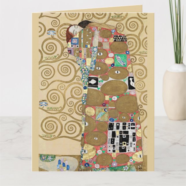 Cartão Cumprimento, Gustav Klimt (Frente)