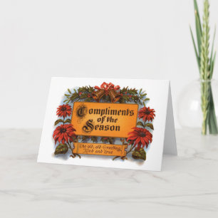 Cartão Cumprimentos da Estação