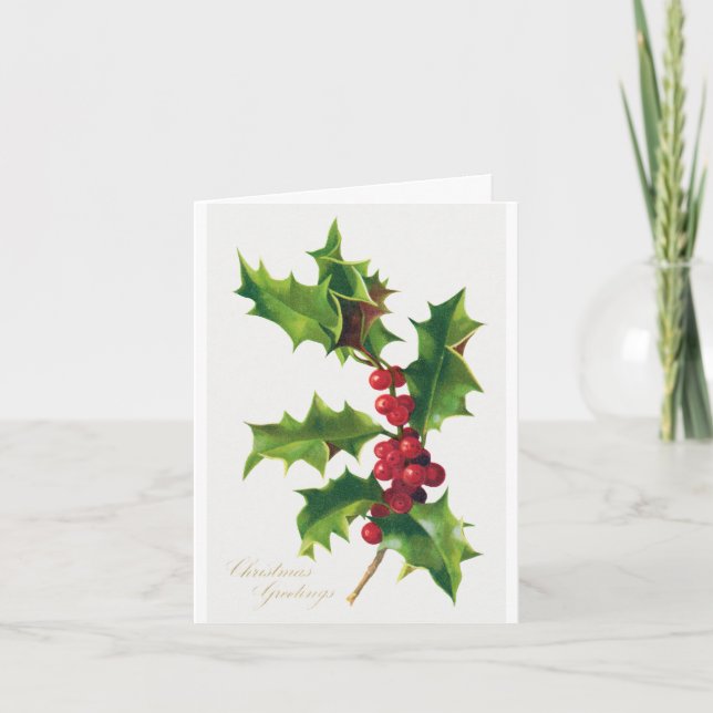 Cartão Cumprimentos de Natal (Cartão de 1906) (Frente)