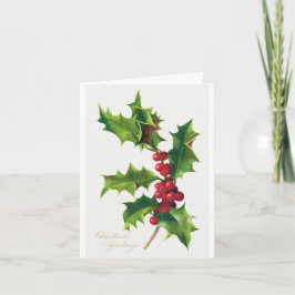 Cartão Cumprimentos de Natal (Cartão de 1906)