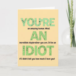 Cartão Cunhado, Você é um Presente Humano Incrível