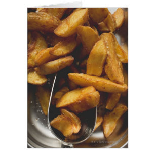 Cartão Cunhas da batata com sal (detalhe)