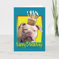 Cupcake de aniversário - Pitbull - Jersey Girl