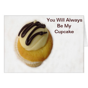 Cartão Cupcake de nata