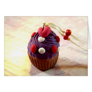 Cartão Cupcake dos namorados
