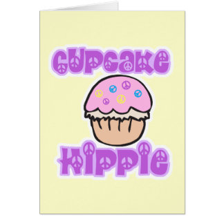 Cartão Cupcake Hippie