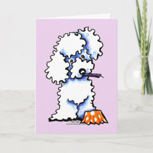 Cartão Cupcake Poodle Happy Bithday Personalized Greeting
