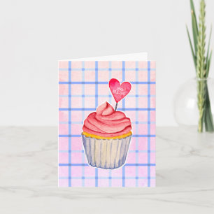 Cartão Cupcake Valentine