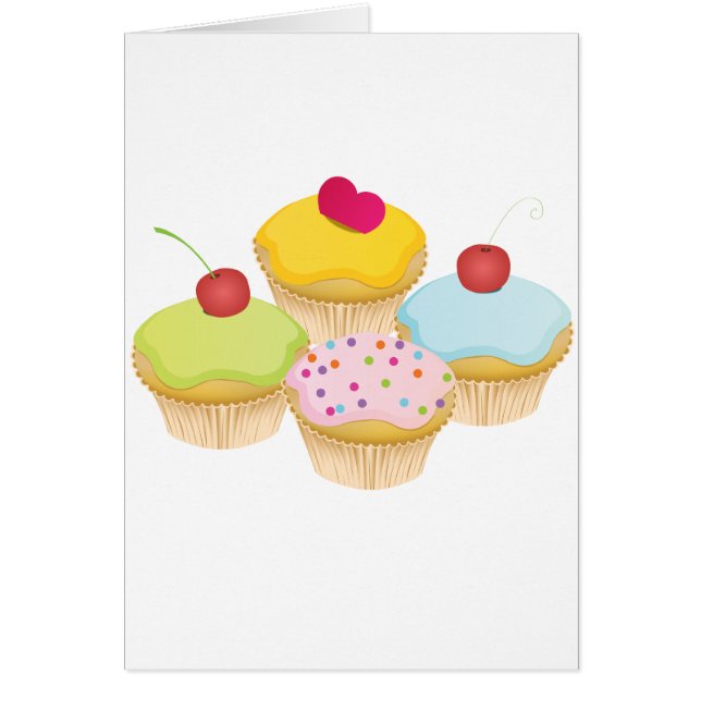 Cartão Cupcakes (Frente)