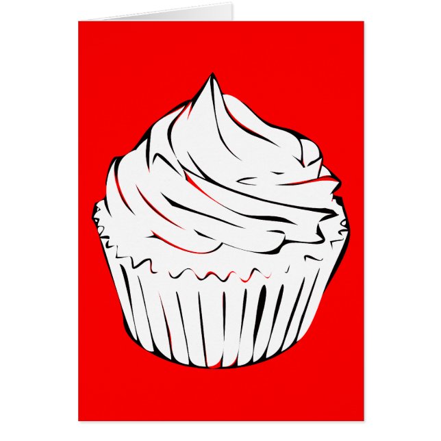 Cartão cupcakes (Frente)