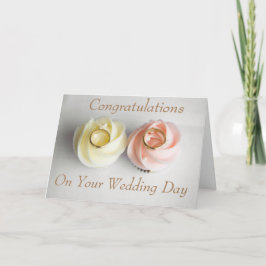 CARTÃO CUPCAKES AND RINGS WEDDING CONGRATULATIONS