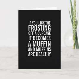 Cartão Cupcakes Into Muffins Funny Birthday Card