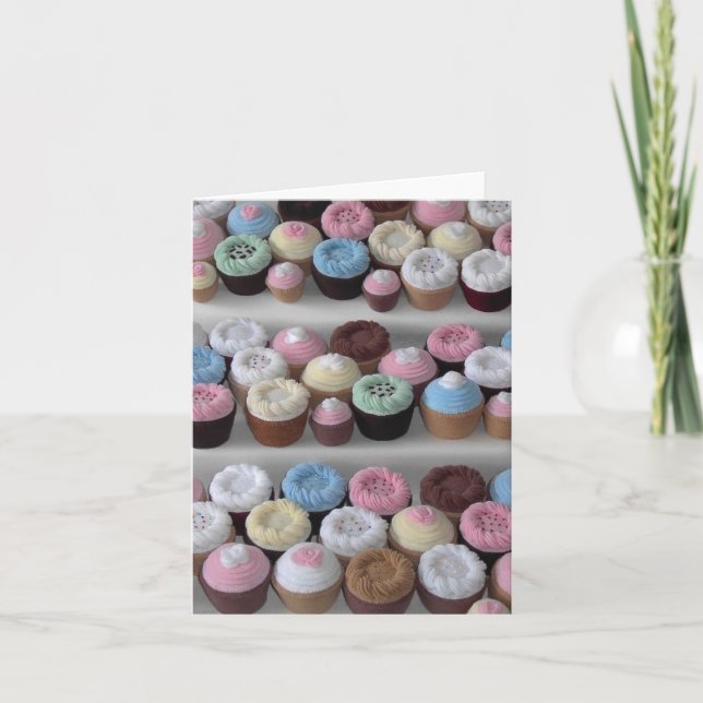 Cartão Cupcakes! Note Card (Frente)