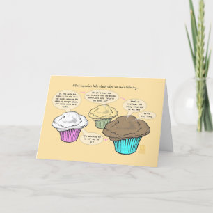 Cartão Cupcakes Talk Happy Pi Day Greeting Card