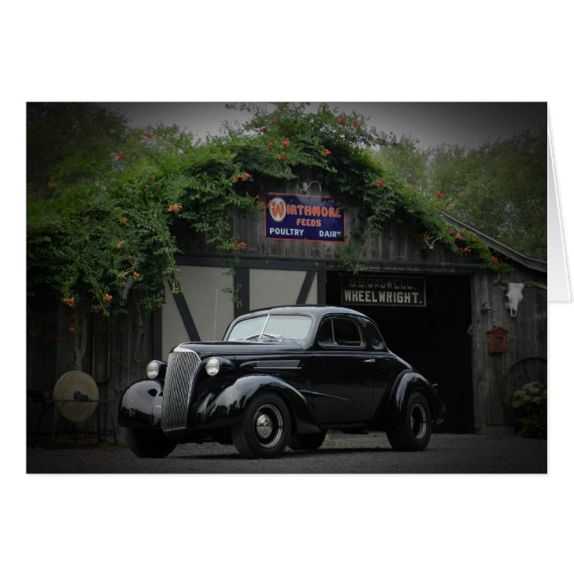 Cartão Cupé 1937 de Chevy (Frente Horizontal)