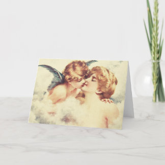 Cartão Cupid and Psyche Kiss