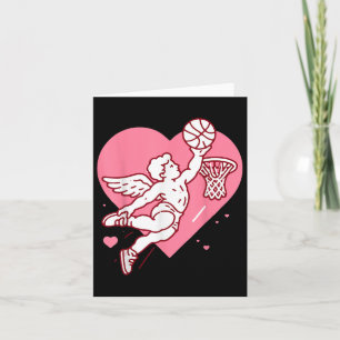 Cartão Cupid Basquete Dia de os namorados de Basquete - B